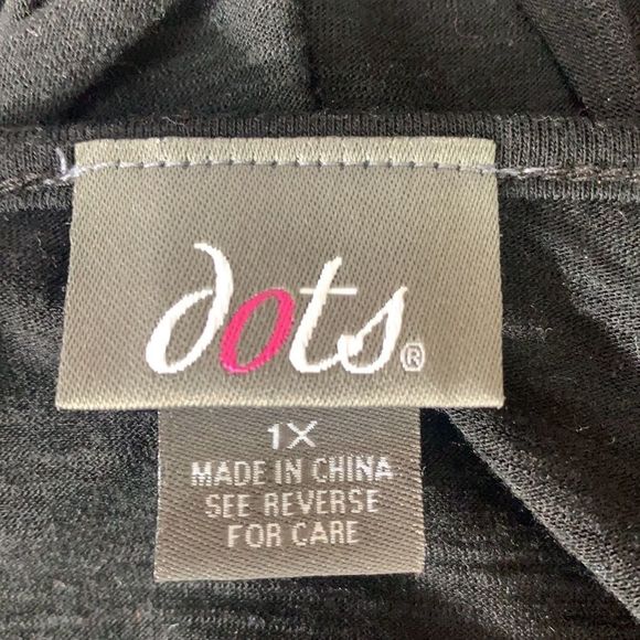 SzXL Dots Sliced Back Love Top - Picture 5 of 6